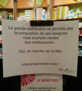 Pharmacie et viande de cheval