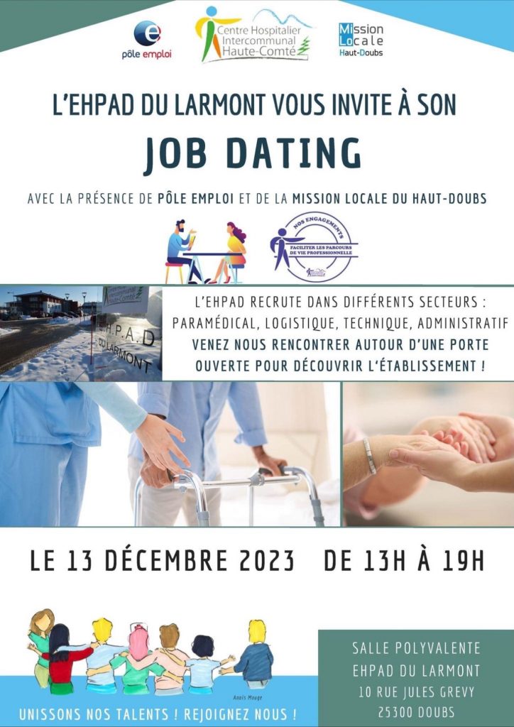 jobdating ehpad du larmont