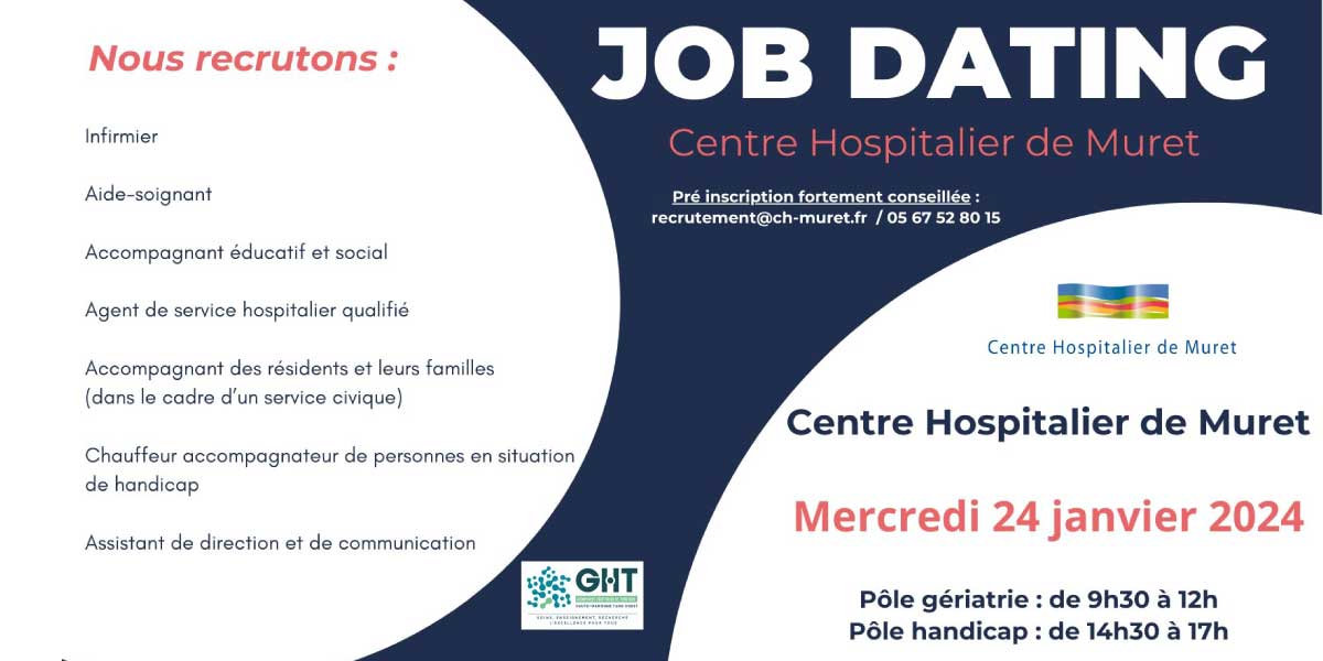 job dating centre hospitalier de muret