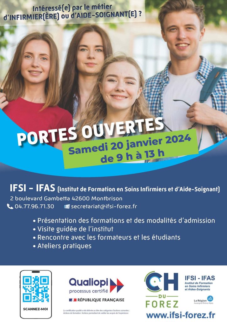 [ Portes Ouvertes ] IFSI - IFAS Du Centre Hospitalier Du Forez | STAFFSANTÉ