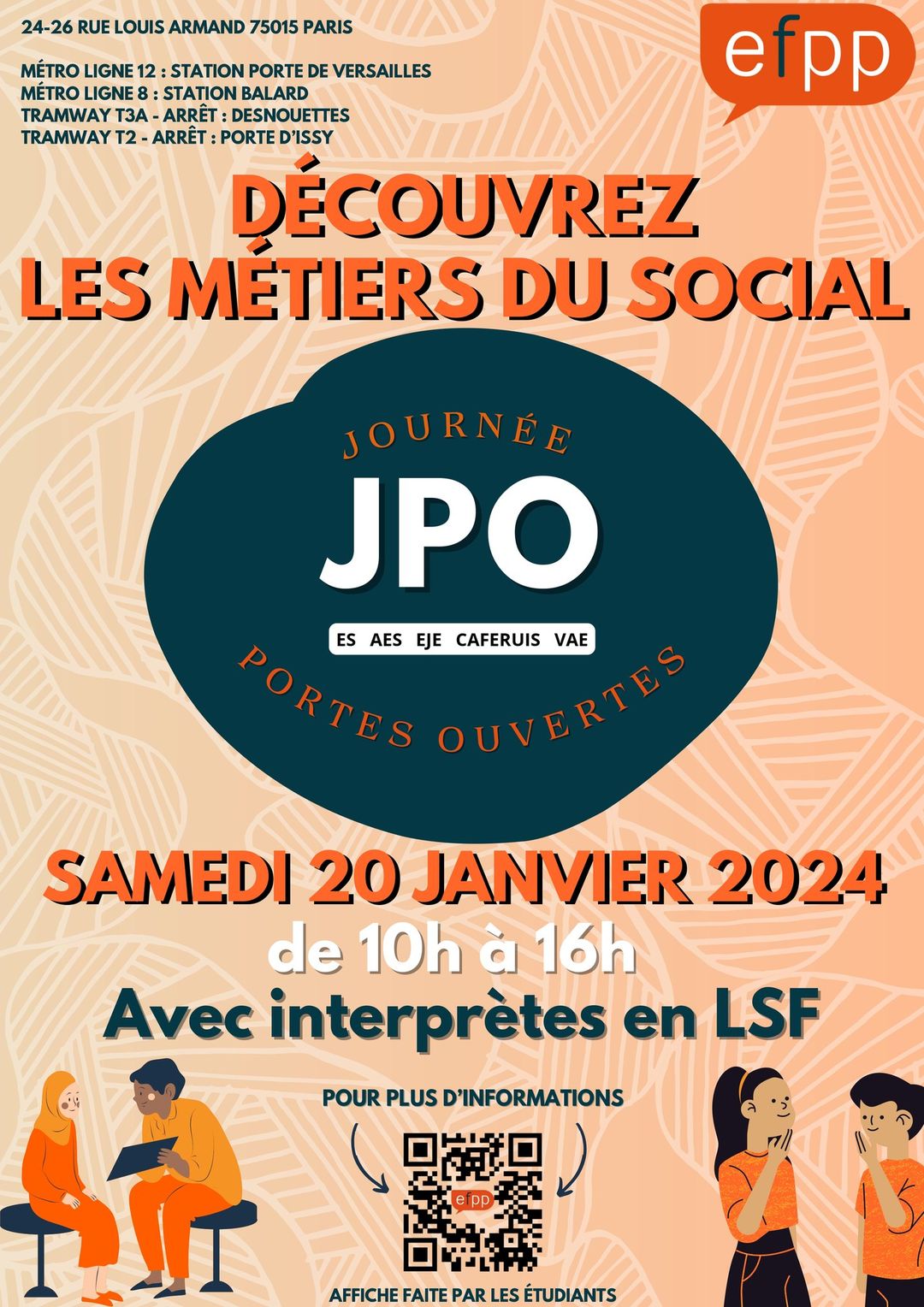 metiers social efpp