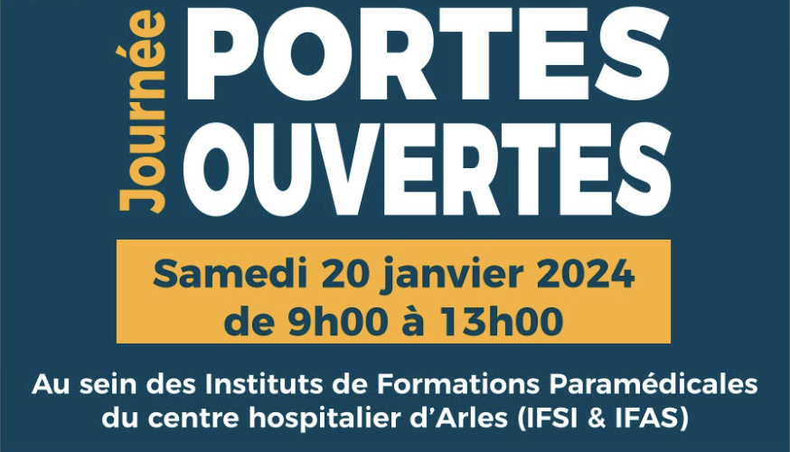 portes ouvertes IFSI/IFAS CH Arles
