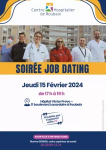 soirée job dating CH Roubaix