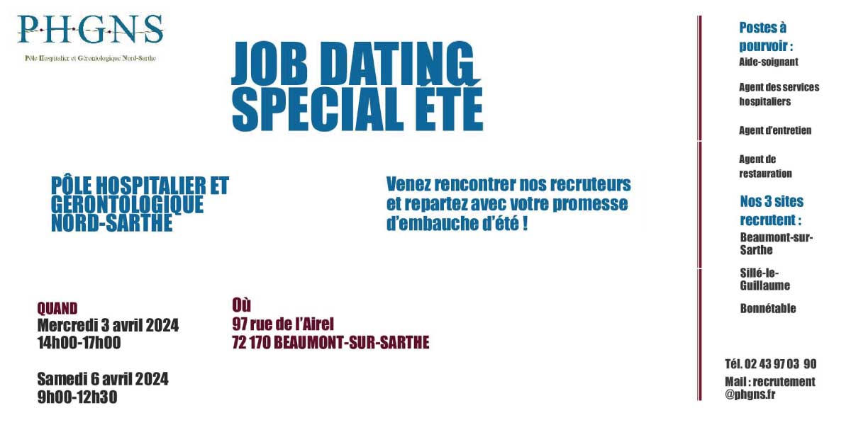 job dating emplois saisonniers PHGNS