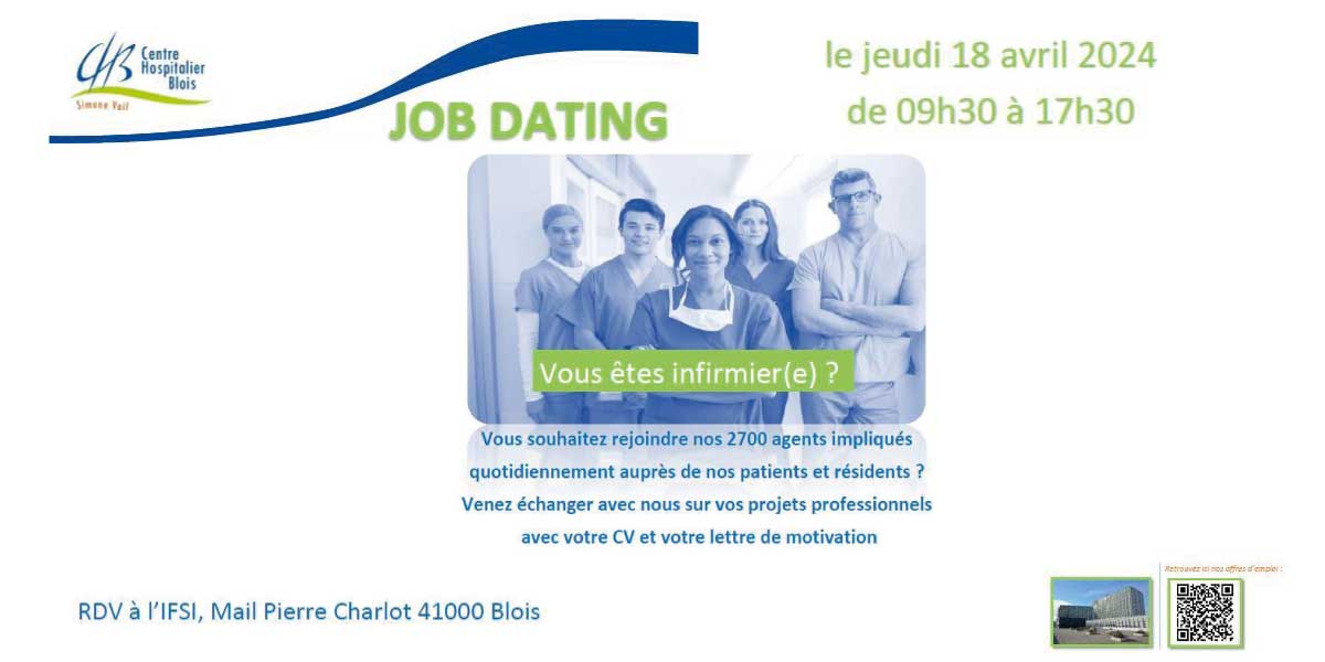 job dating ifsi blois avril 2024