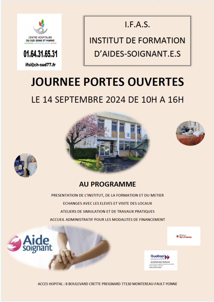 portes ouvertes ifas CH sud seine et marne