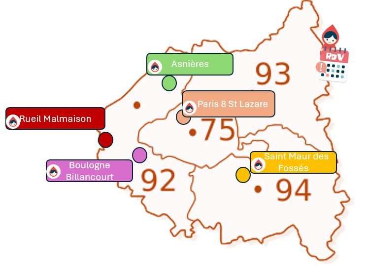 carte recrutement les petits chaperons rouges ile de france