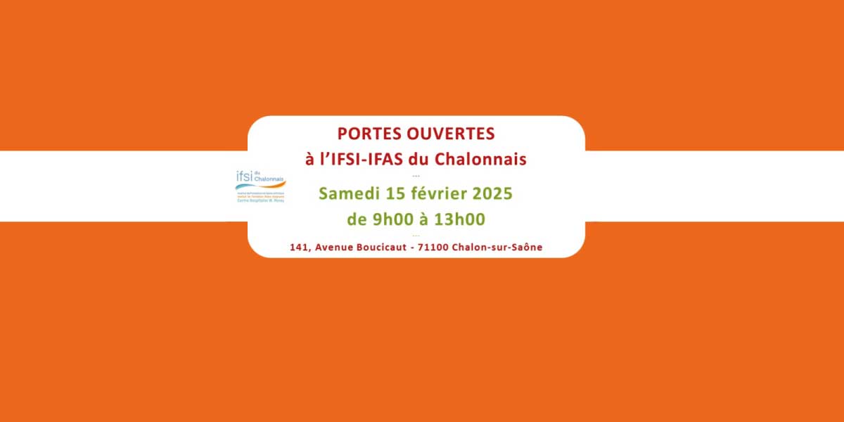portes ouvertes ifsi ifas du chalonnais