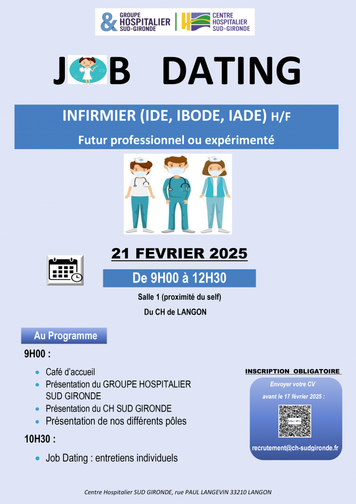 job dating infirmiers gironde