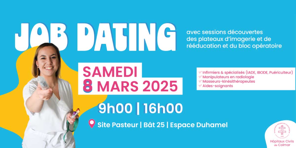 job dating hopital civil de colmar