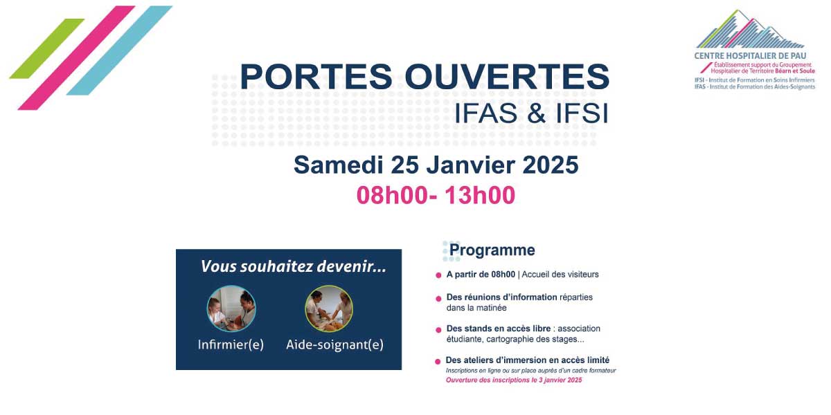 portes ouvertes ifsi ifas pau