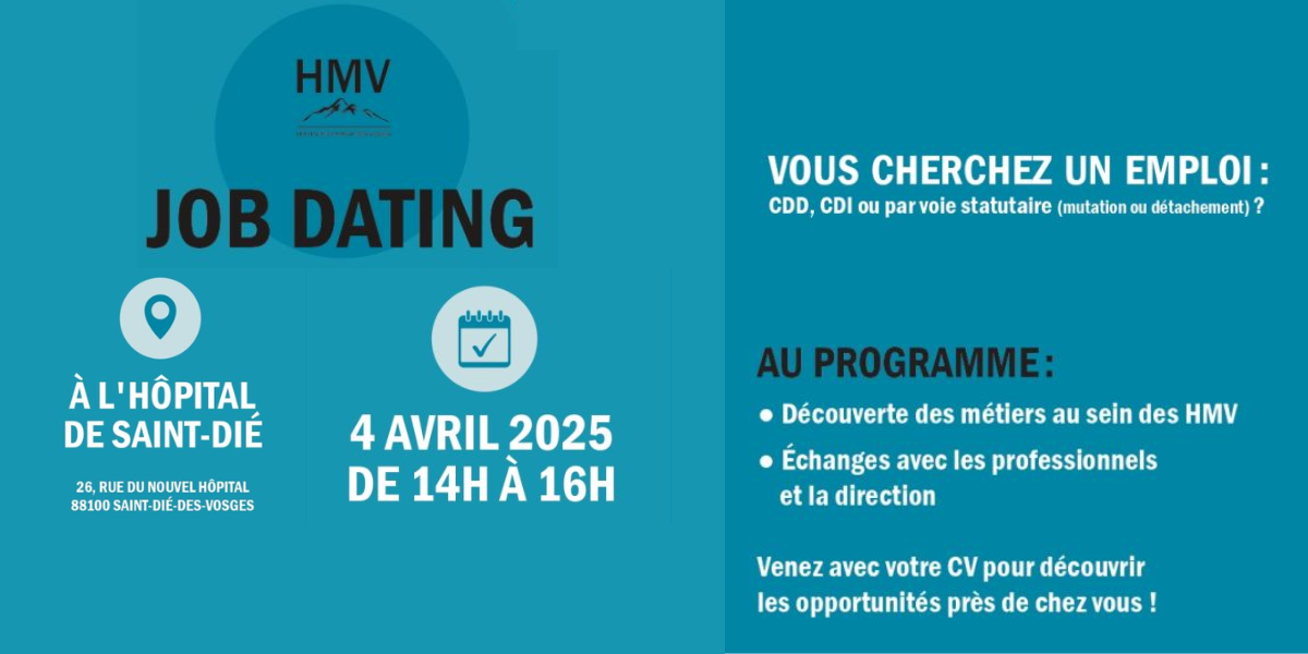 job dating hopital des vosges