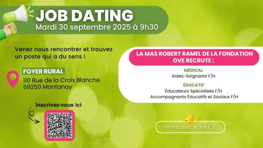 Job dating Fondation OVE à Montanay