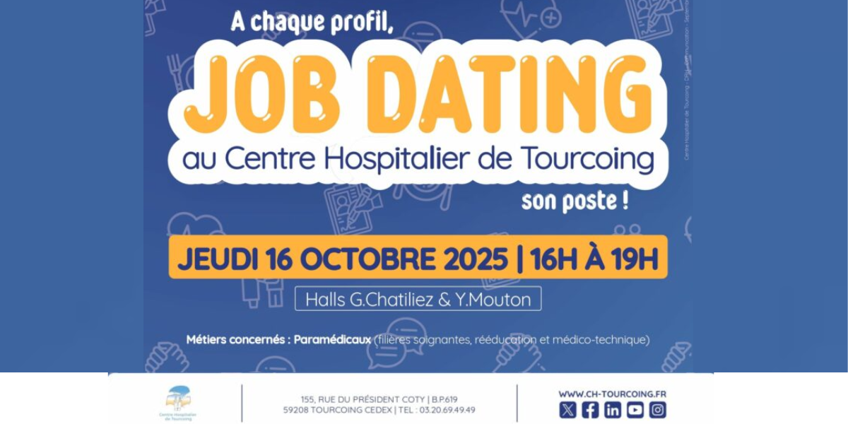 job dating centre hospitalier tourcoing
