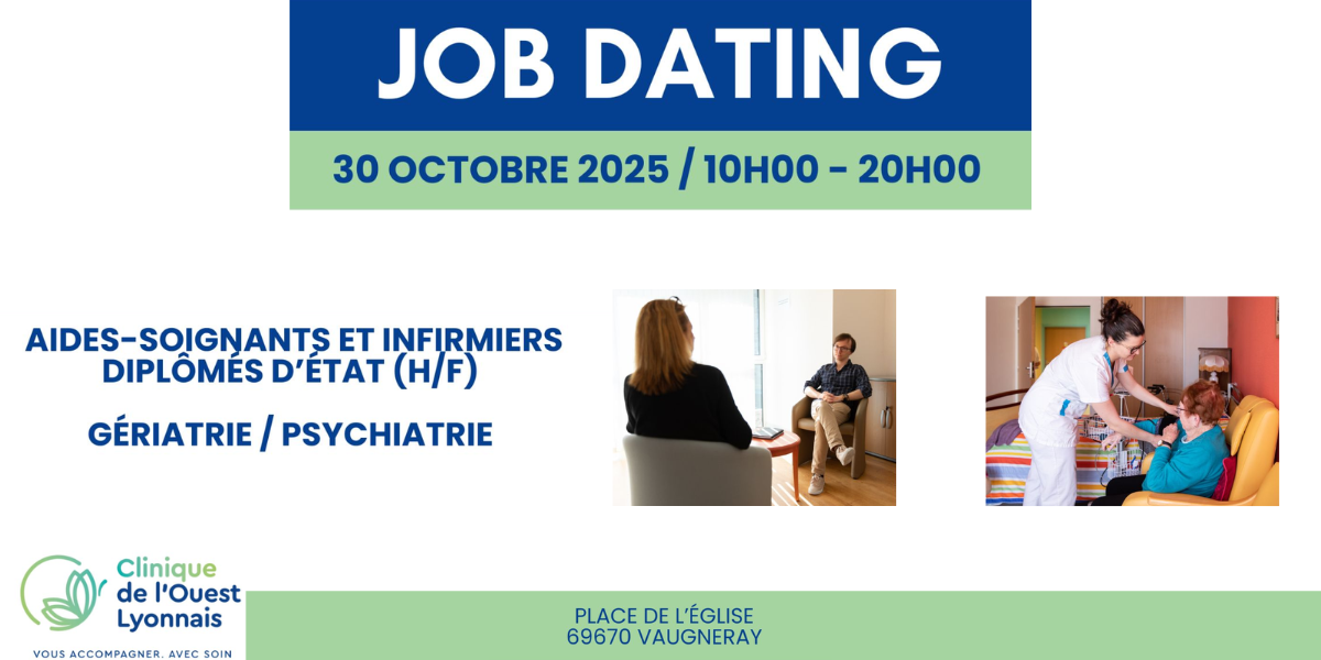 job dating clinique de l'ouest lyonnais