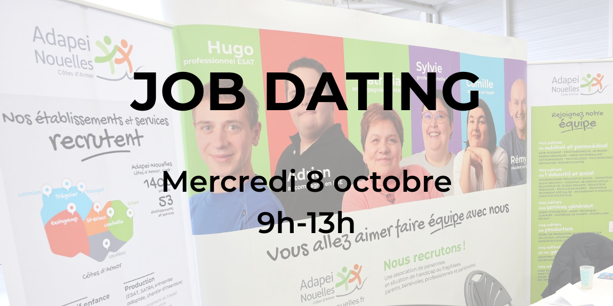 job dating adapei nouelles cotes armor