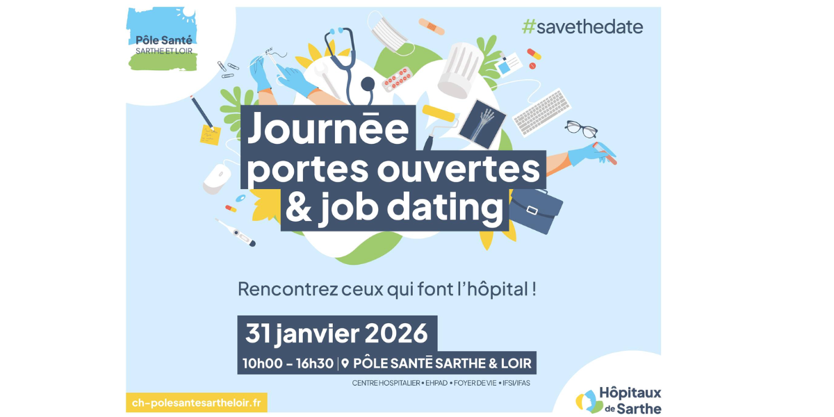 portes ouvertes job dating pole sante sarthe et loir