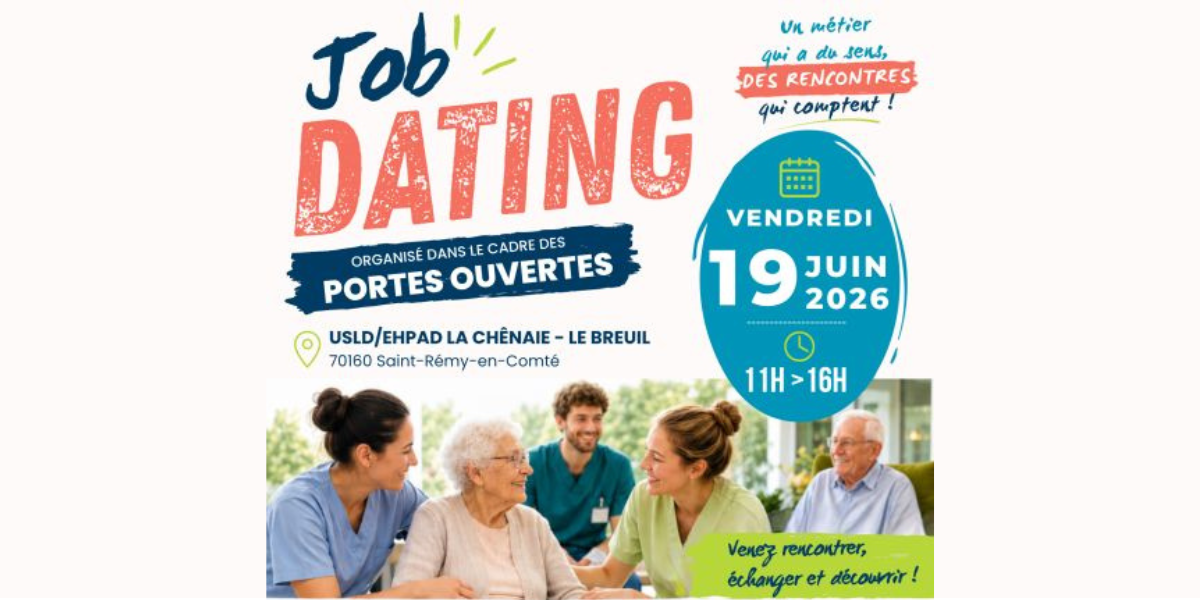 job dating ehpad la chênaie