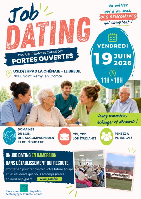 job dating ehpad la chenaie