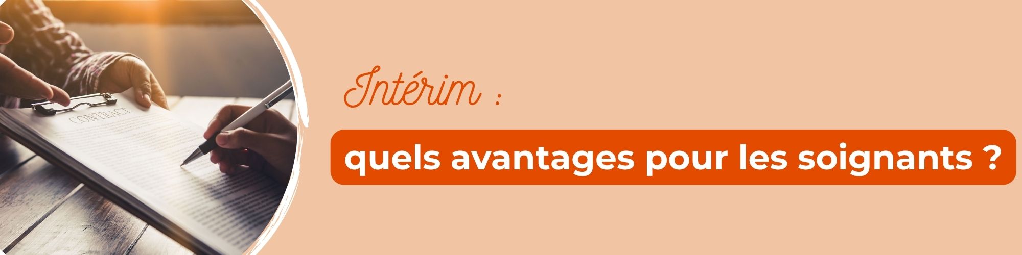 avantages interim soignants